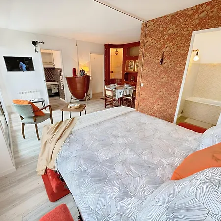 شقة Le Vintage Marin - A 2 Minutes A Pied De La Et Du Casino كابورغ